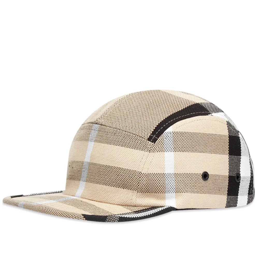 BURBERRY GIANT CHECK CANVAS CAP