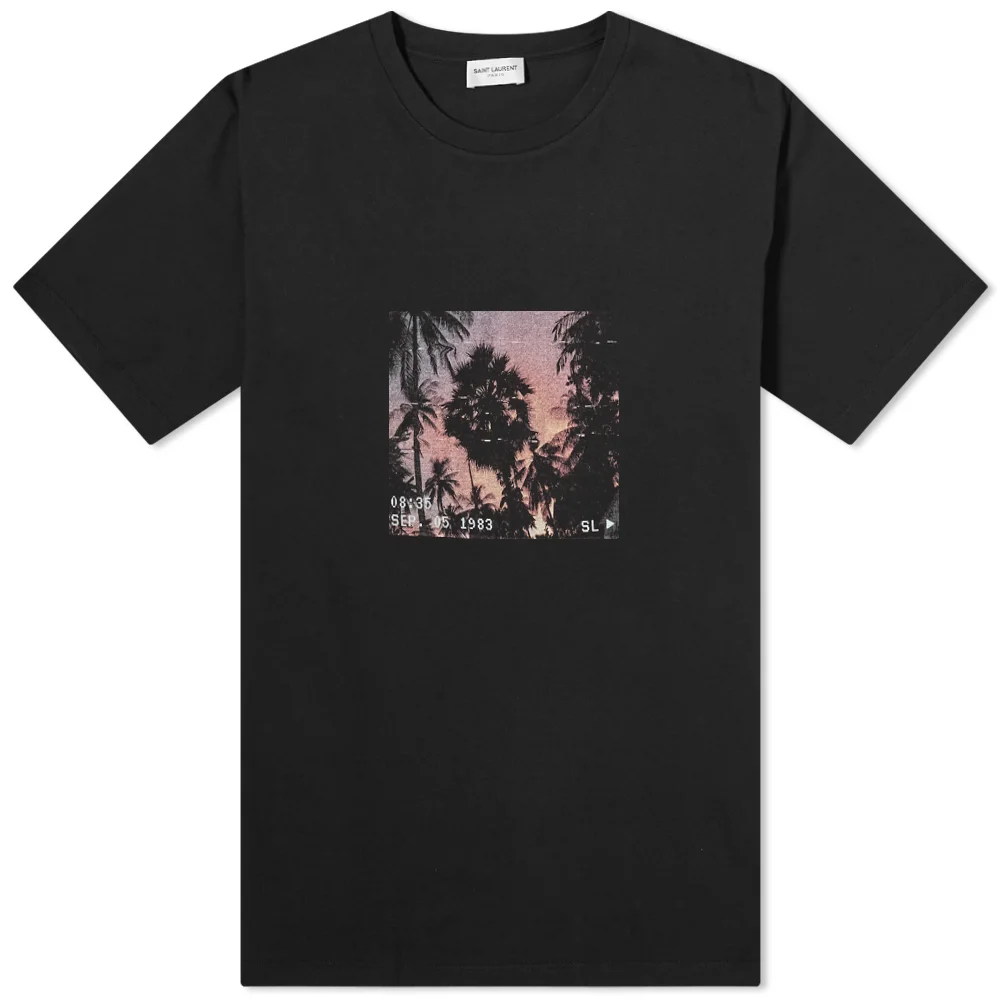 SAINT LAURENT PHOTO PRINT TEE